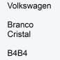 Preview: Volkswagen, Branco Cristal, B4B4.